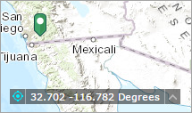 Display selected coordinates. Display selected coordinates.